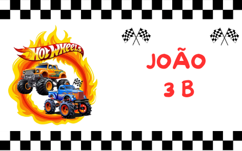Pack Etiquetas Hot Wheels