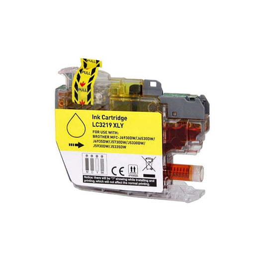 Tinteiro Compatível Brother LC-3219XL Amarelo
