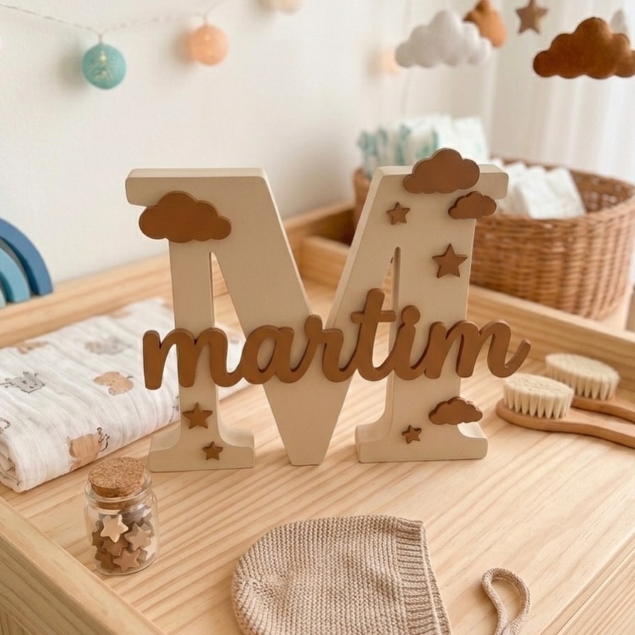 Impressão 3D letra decorativa personalizada Freedom
