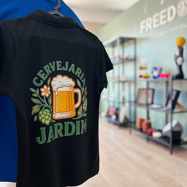 T-shirt fardamento empresa DTF Freedom