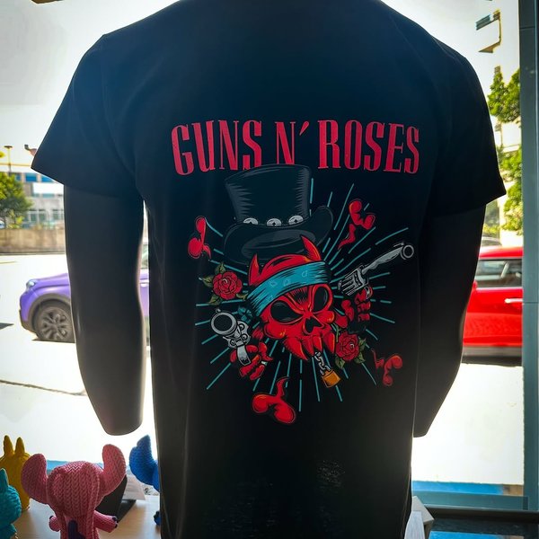 T-shirt Guns N Roses DTF personalizada Freedom